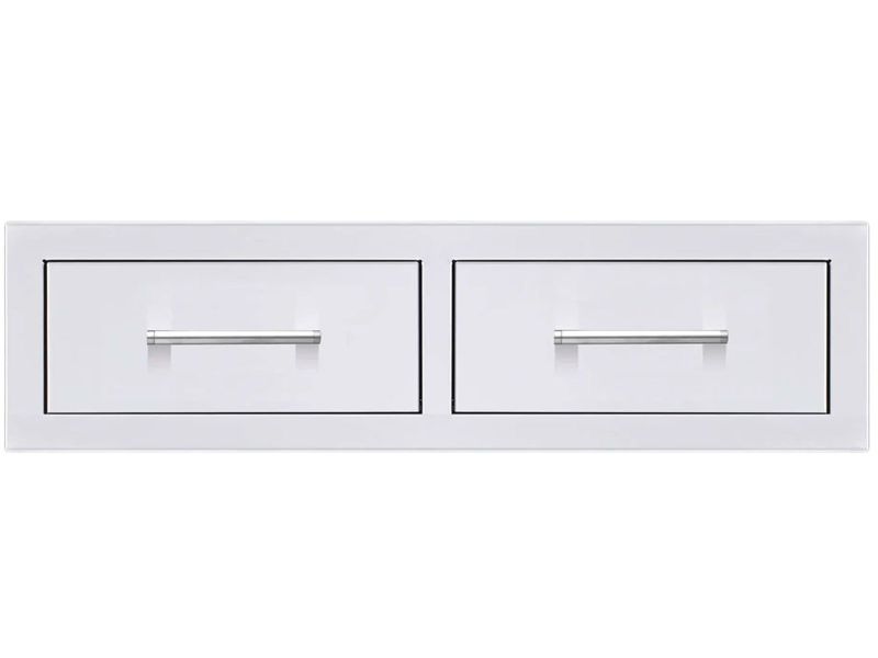 TrueFlame Grills 32" Double Horizontal Drawer-TF-DR2-32H-A