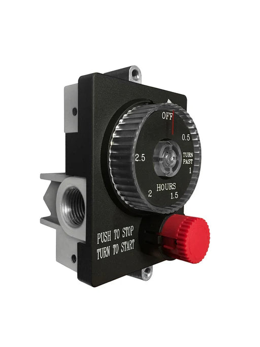 TrueFlame Grills Mechanical Timer with Manual Emergency Shut-Off - 1 Hour Countdown Timer-TF-ESTOP1-0H