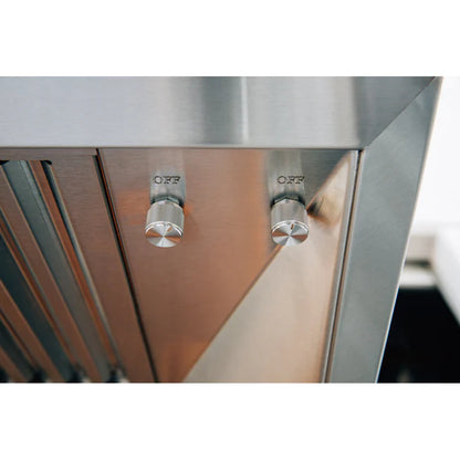 TrueFlame 48" Stainless Steel Outdoor Rated 2000 CFM Vent Hood - TF-VH48-2