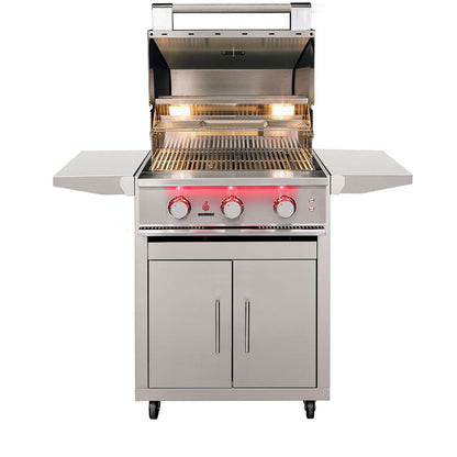TrueFlame Grills Deluxe Cart, Fold-Down Side Shelves, KD (Fits TF25, TFE25)-CART-TF-25DC