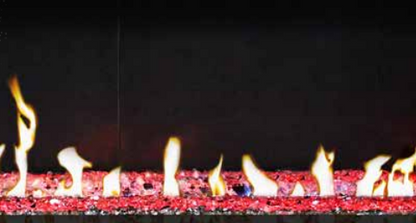 Grand Canyon Gas Logs Bedrock II Ventless Linear Drop-In Burner, 24” to 60” | Flame Style