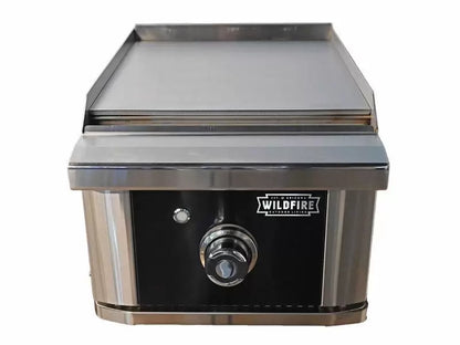 Wildfire Ranch PRO 15" Black Stainless Steel Side Griddle - Propane - WFSDGRD-BSS-LP