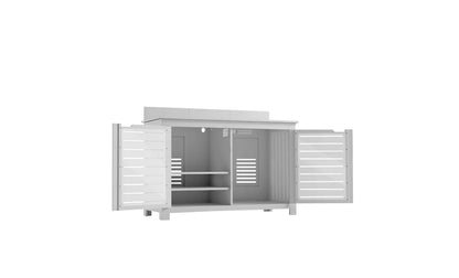 Ledge Lounger Mainstay Bar Credenza (No TV Mount / Available in 8 Resin Colors) - LL-MS-BCNM-GRY