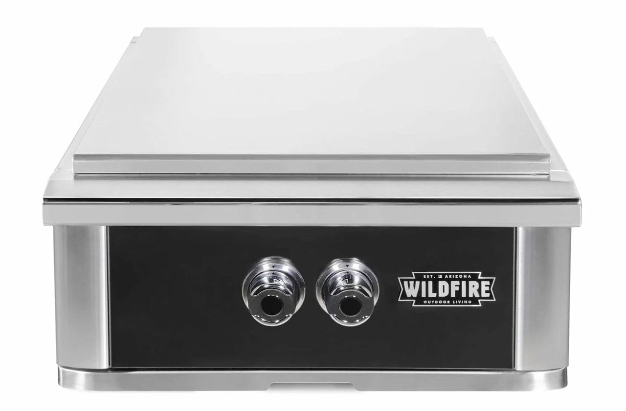 Wildfire Ranch PRO 24” Black Stainless Steel Power Burner - Propane - WFPOWBRN-BSS-LP