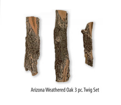 AZ Weathered Oak 3 Piece Set 
