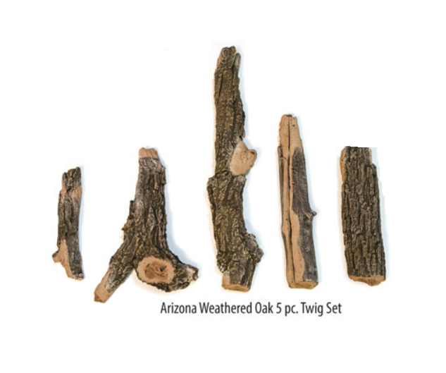 AZ Weathered Oak 5 Piece Set 
