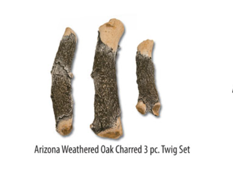 AZ Weathered Oak Charred 3 Piece Set 
