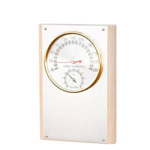 Scandia Wooden Thermometer-Hygrometer - 1 Dial - SN-AC-WOODHYGRO2