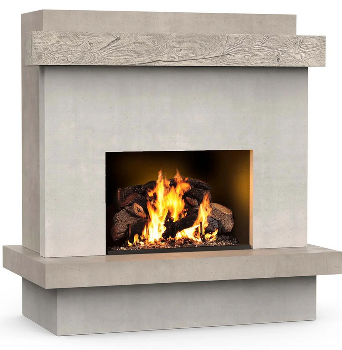 American Fyre Designs Brooklyn Smooth Fireplace - 060-CG-N-FO-RBC