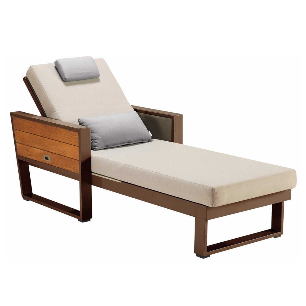 Higold York Chaise Lounge – Latte - 201752