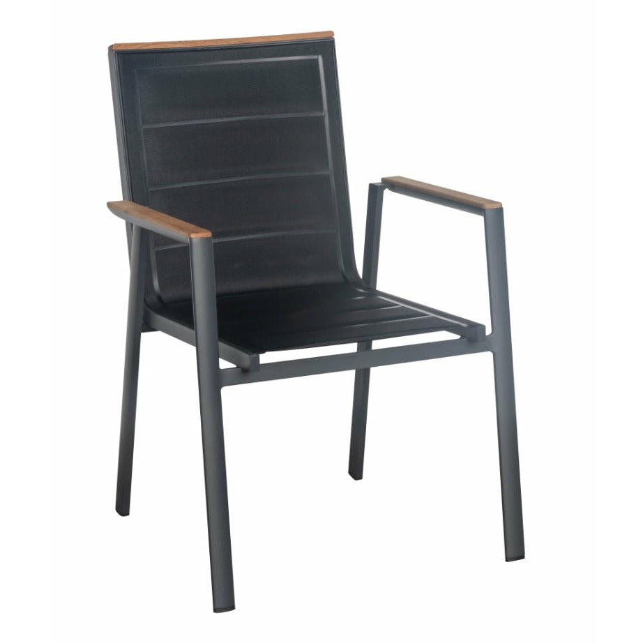 Higold Geneva Dining Arm Chair- Nero - 203111-016