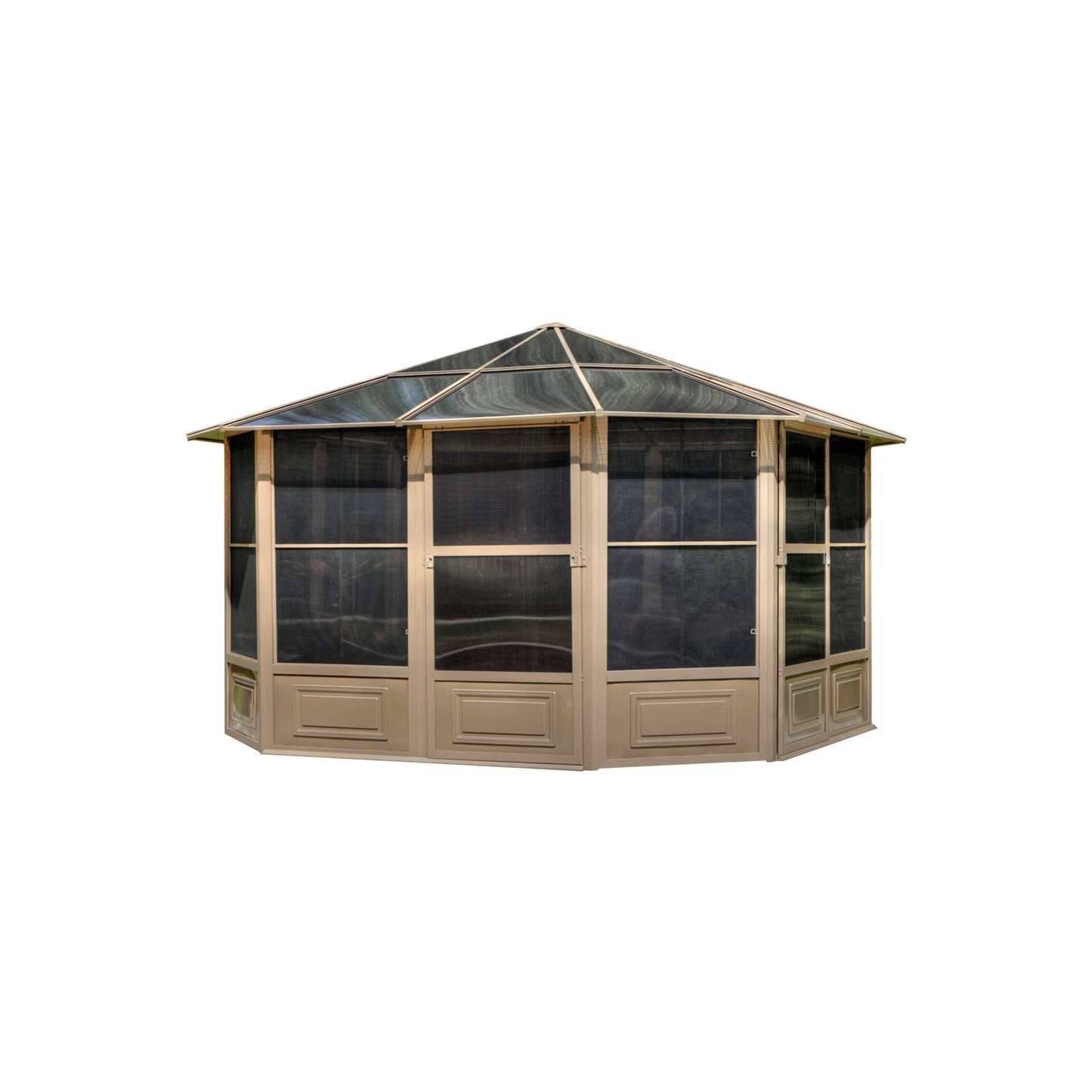 Gazebo Penguin Florence Solarium 12 Ft. x 12 Ft. in Sand - 41212-12