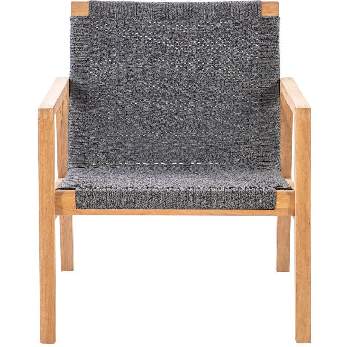 Royal Teak Collection Admiral Club Chair - Charcoal - ADCC-G 