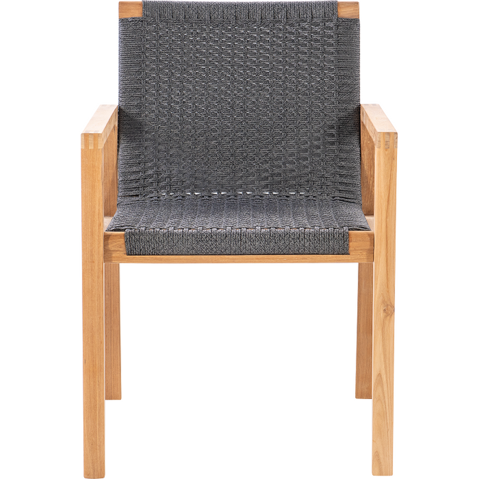 Royal Teak Collection Admiral Dining Chair - Charcoal - ADCH-G