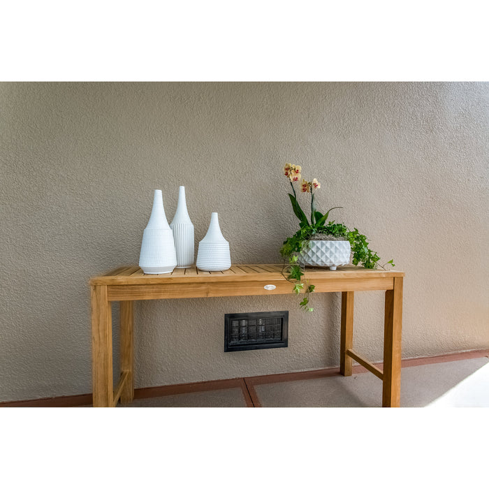 Royal Teak Collection Admiral Console Table with Two Shelves - CTBS