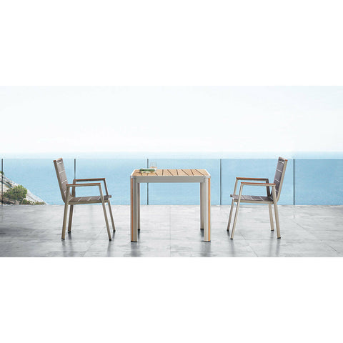 Image of Higold Geneva Dining Arm Chair - Champagne - HGA-20311126