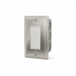 Infratech 14- Single Flush Mount On/Off Switch with Weatherproof Cover