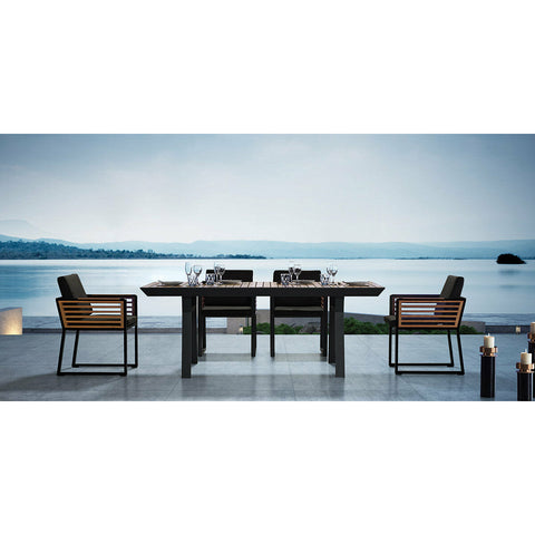 Image of Higold Manhattan Rectangular Dining Table – Nero- HGA-20407116