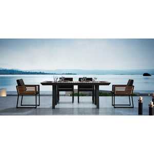 Higold Manhattan Rectangular Dining Table – Nero- HGA-20407116