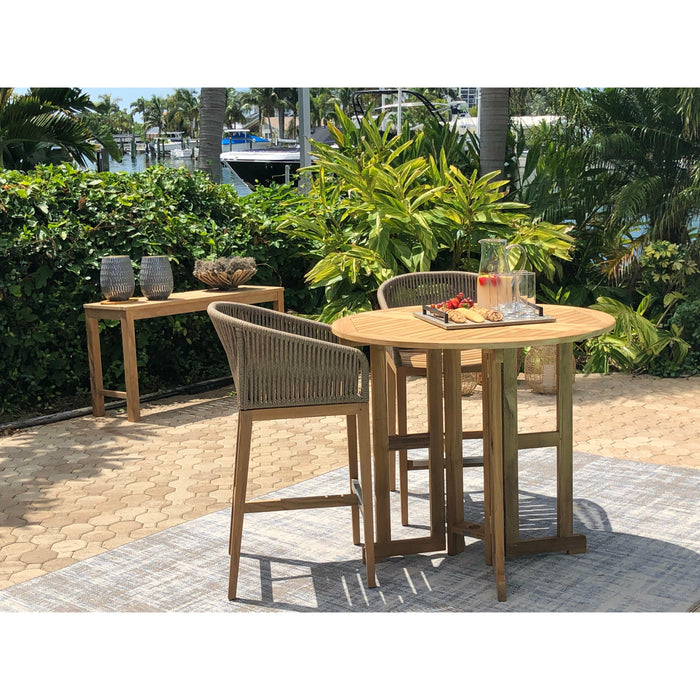 Royal Teak Collection Malibu Bar Chair Desert Sand- MALBC