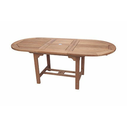 Image of Royal Teak Collection 60/78" Family Expansion Table-Oval - FEO6