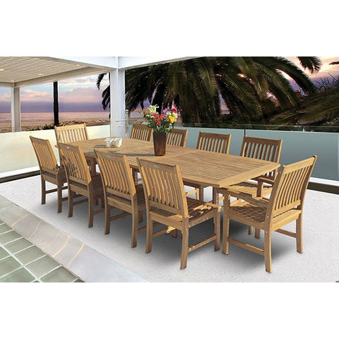 Image of Royal Teak Collection 96/120 Family Expansion Table-Rectangular - FER10