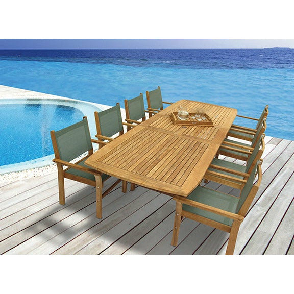 Royal Teak Collection 96/120 Family Expansion Table-Rectangular - FER10