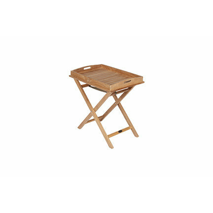 Royal Teak Collection Tray on Stand - TRST