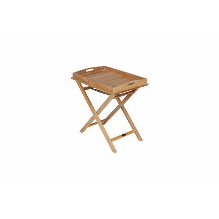Image of Royal Teak Collection Tray on Stand - TRST