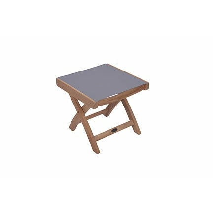 Image of Royal Teak Collection Sling Footrest-Gray - FRGS