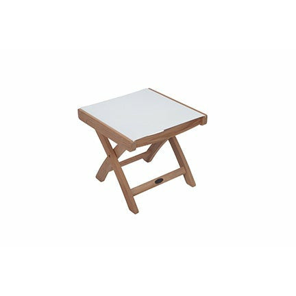 Royal Teak Collection Sling Footrest-White - FRWS