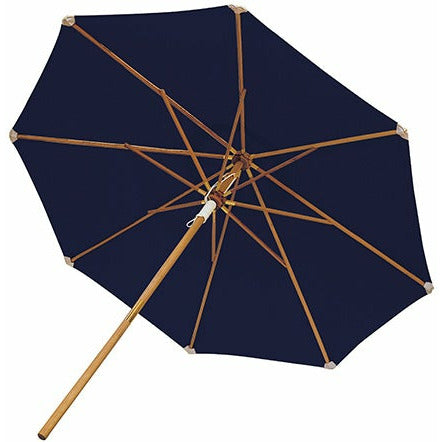 Royal Teak Collection 10’ Deluxe Umbrella- Navy - UMN