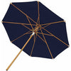 Royal Teak Collection 10’ Deluxe Umbrella- Navy (Olefin Fabric) - UMN