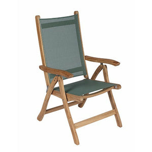 Royal Teak Collection Florida Chair Moss Sling - FLMS