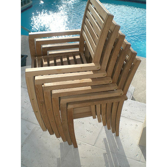 Royal Teak Collection Avant Stacking Chair - AVTSC