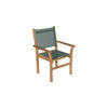 Royal Teak Collection Captiva Sling Stacking Chair-Moss - CAPM