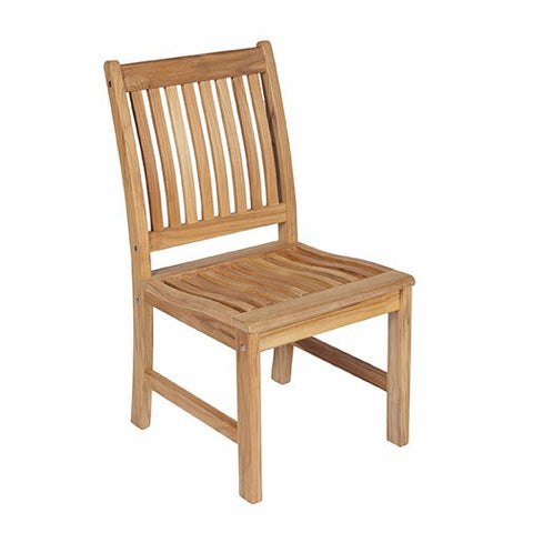 Image of Royal Teak Collection Compass Teak Side Chair - COMSC