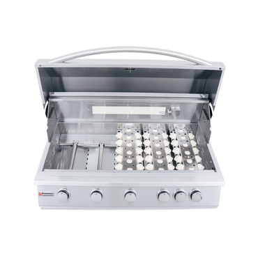 RCS 40" Premier Built-In Grill, 5-Burner w/ Rear Infrared & Grill Lights – Natural Gas – RJC40AL