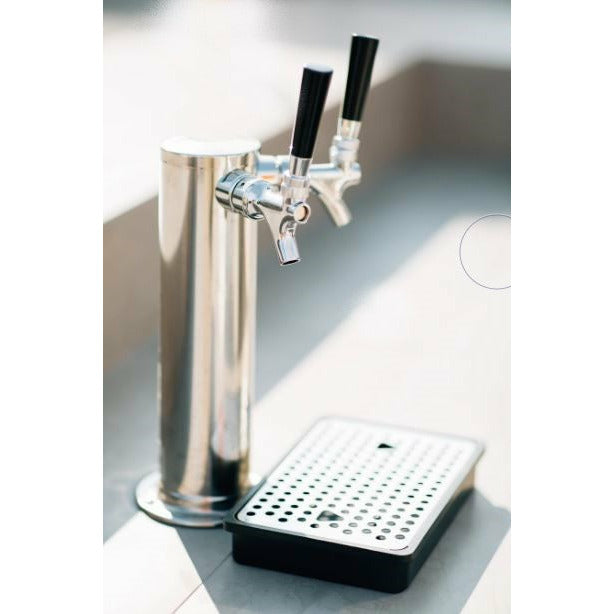 RCS Dual Tap Stainless Kegerator-UL Rated for Outdoors - REFR6