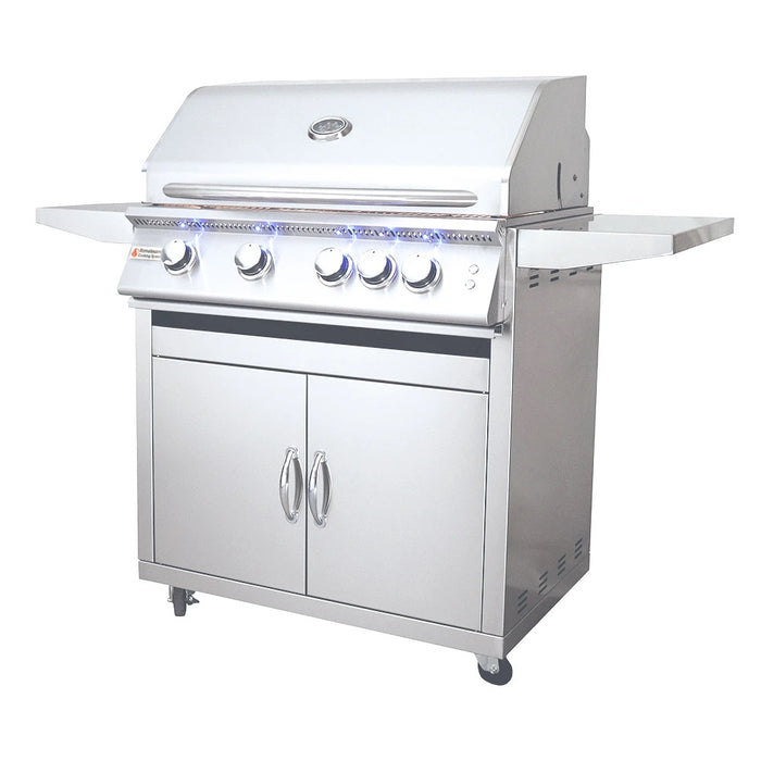 RCS 32" Premier w/Lights Freestanding Grill - RJC32AL CK