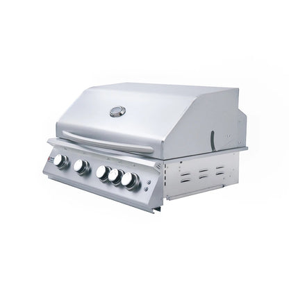RCS 32" Premier Built-In Grill with Rear Burner & Blue LED Lights, Natural Gas - RJC32AL