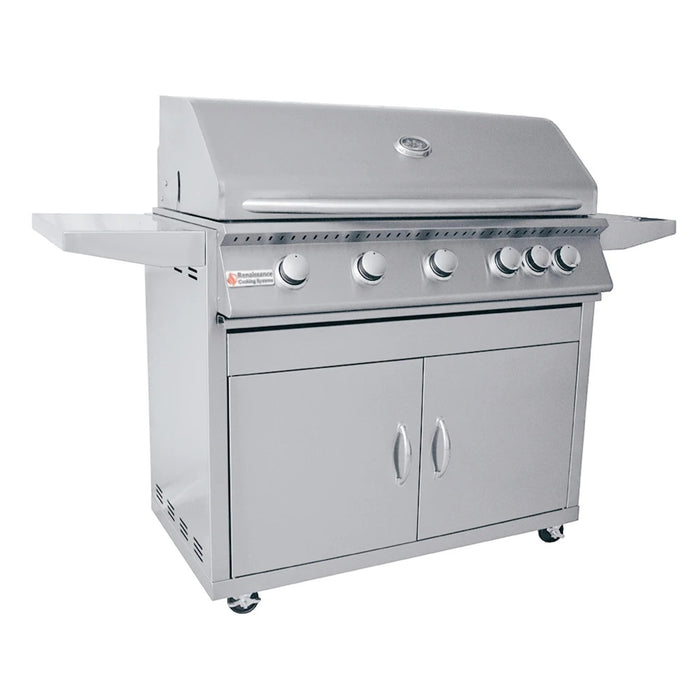 RCS 40" Premier w/Lights Freestanding Grill-LP- RJC40AL LP CK