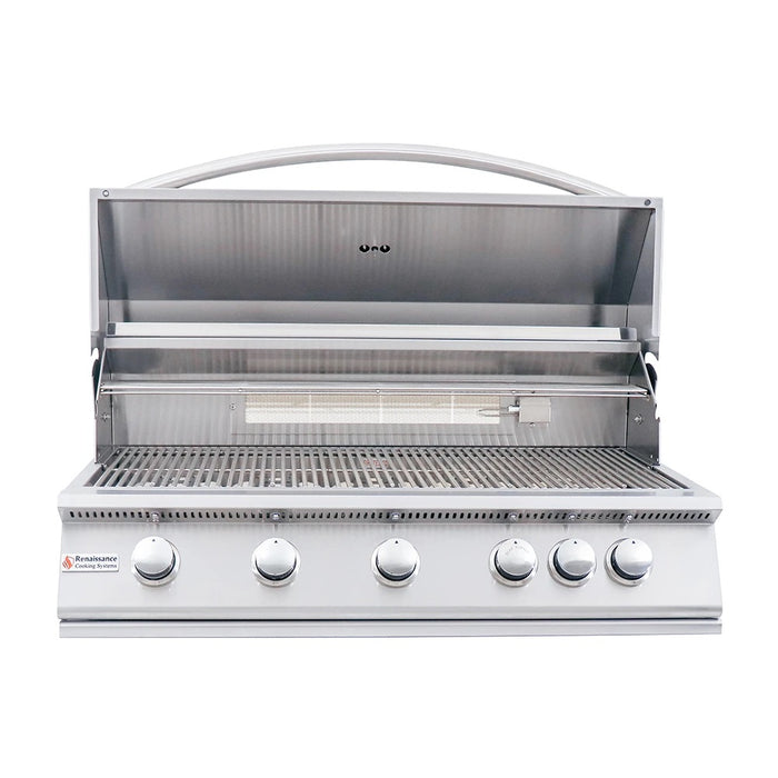 RCS 40" Premier w/Lights Freestanding Grill - RJC40A CK