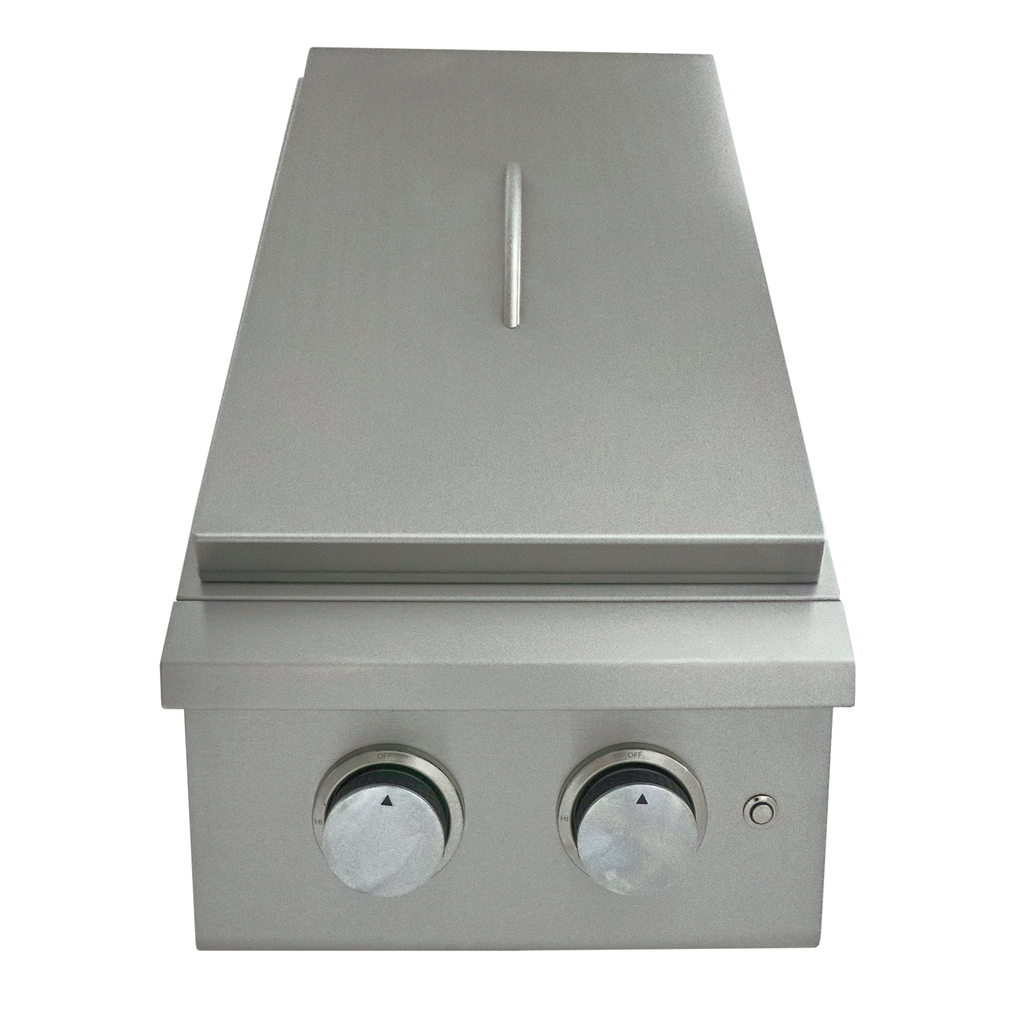 RCS Premier Double Side Burner-Slide-in W/Blue LED - RJCSSBL