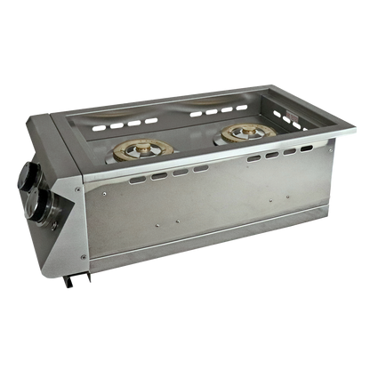 RCS Premier Double Side Burner-Slide-in W/Blue LED - RJCSSBL