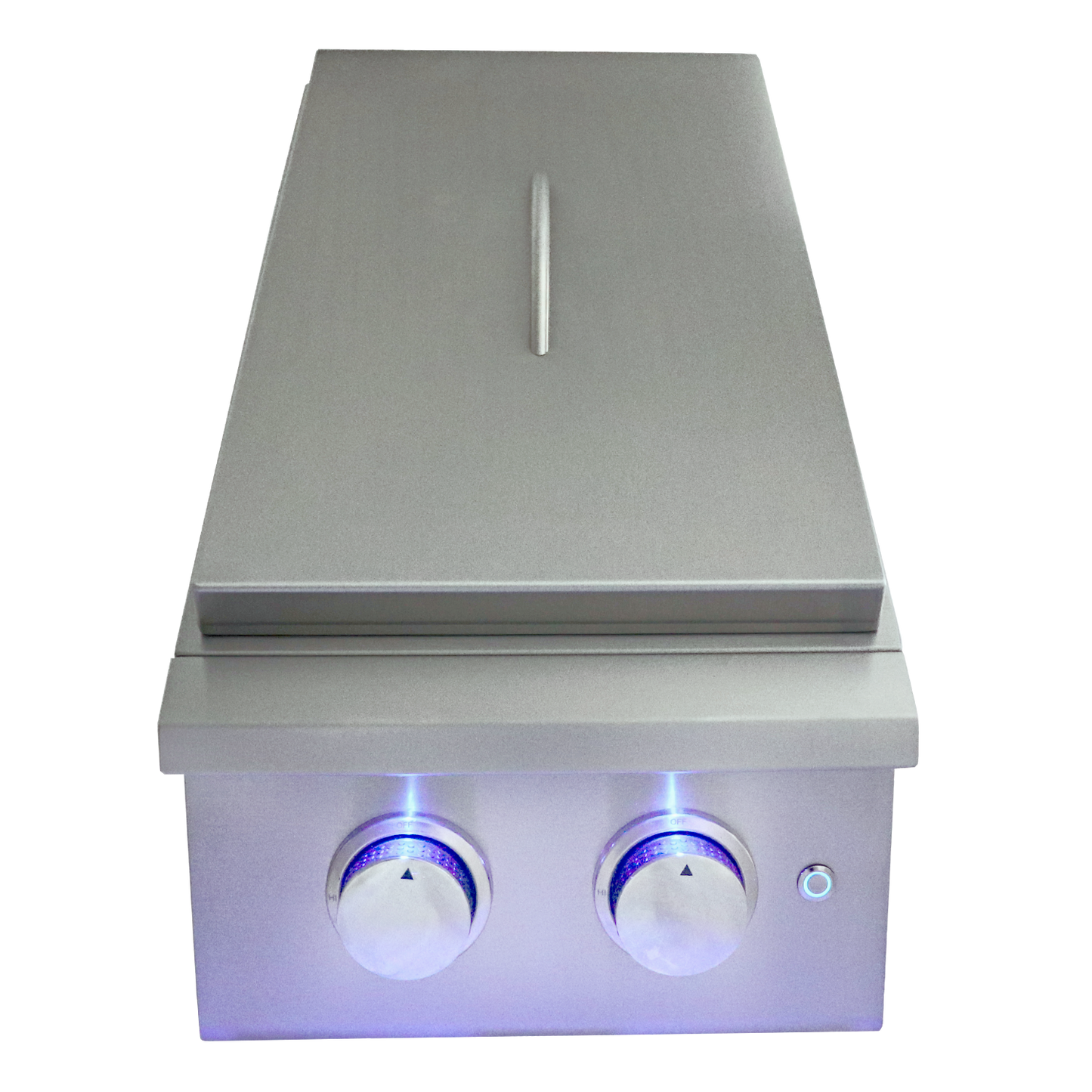 RCS Premier Double Side Burner-Slide-in W/Blue LED - RJCSSBL LP