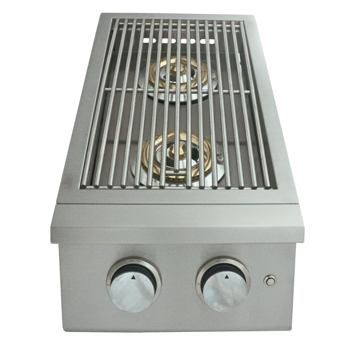 RCS Premier Double Side Burner-Slide-in W/Blue LED - RJCSSBL LP