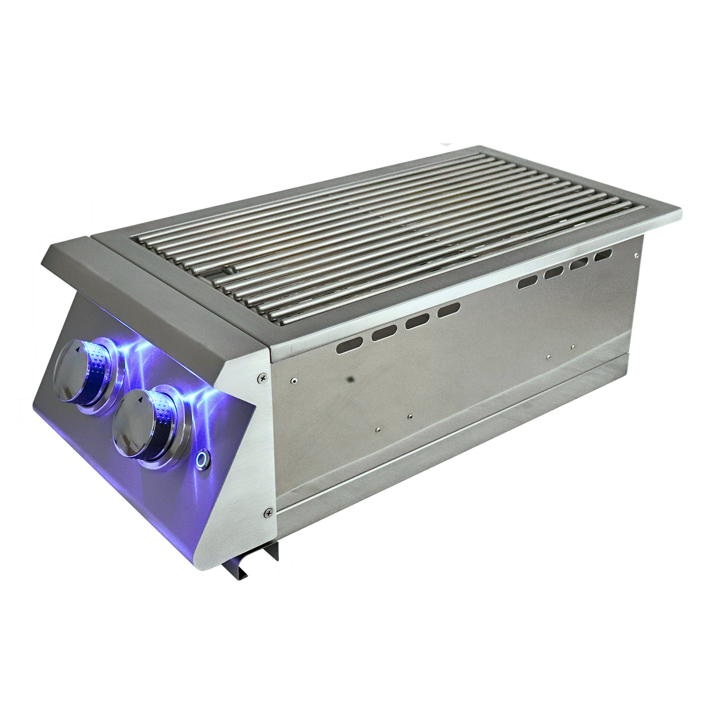 RCS Premier Double Side Burner-Slide-in W/Blue LED - RJCSSBL