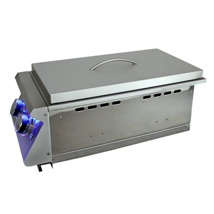 RCS Premier Double Side Burner-Slide-in W/Blue LED - RJCSSBL LP