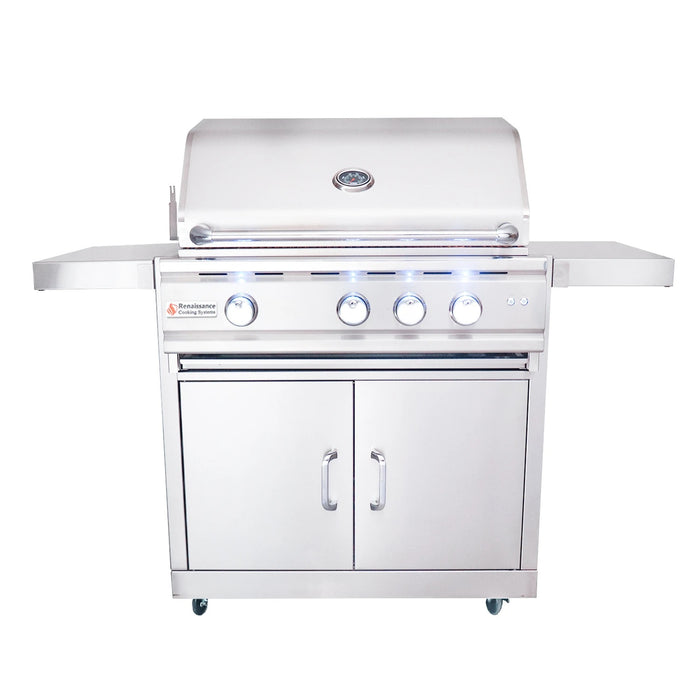 RCS 30"Cutlass Pro Freestanding Grill - RON30A LP CK